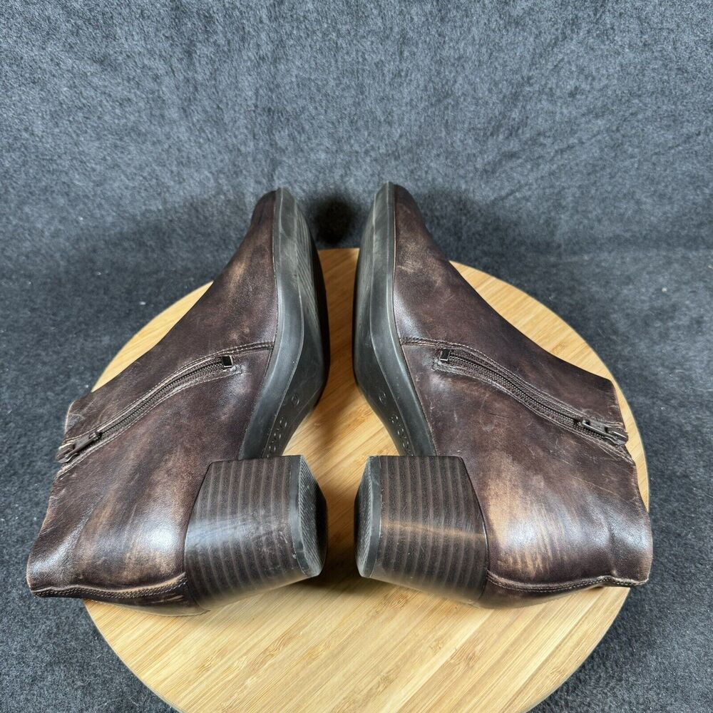 ECCO Shape M 35 Women's Leather Ankle Boot Brown US 10-10.5 / EU 41 - Picture 5 of 8